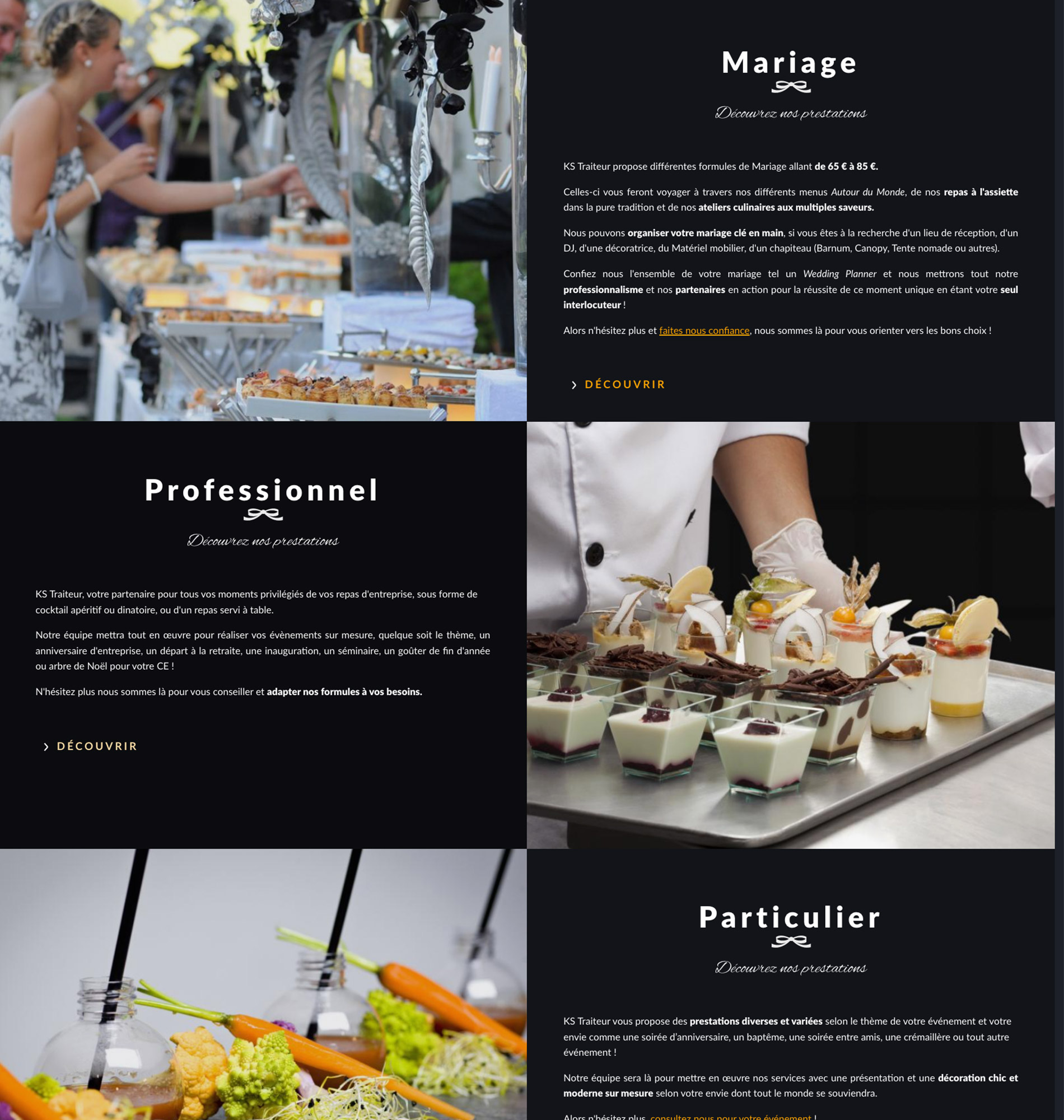 KS Traiteur Webdesign